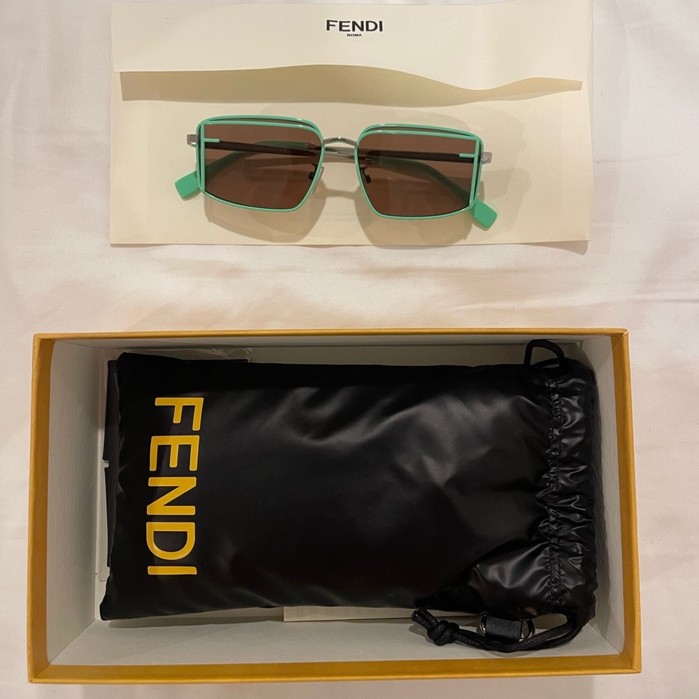 Fendi First Rectangular Sunglasses - Picture 6 of 10